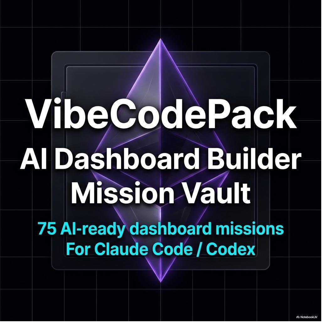 VibeCodePack AI Dashboard Builder Mission Vault